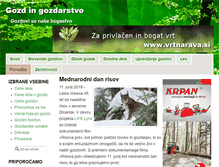 Tablet Screenshot of gozd-les.com